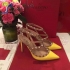 Valentino Rockstuds yellow patent leather